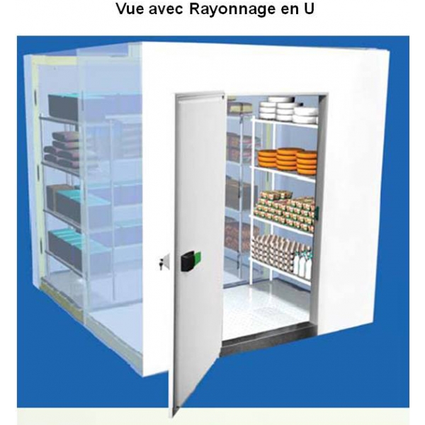 Mini Chambres froides démontables positives 3.39m3 Mini Chambres froides démontables positives 3.39m3